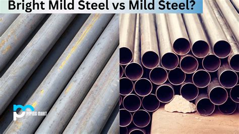 bright vs black mild steel